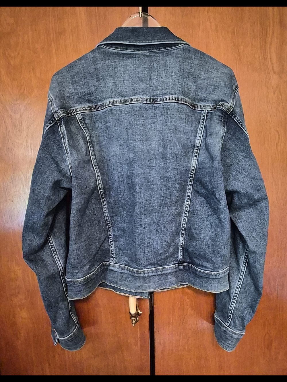 Calvin Klein Denim Jacket -90s Trucker- Size Medium - Picture 3 of 10